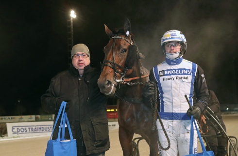 Winterburn - har vunnit sju av sju. Foto av Maria Holmén, TR Bild